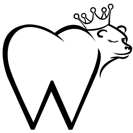 cropped crownd dentistry 1badtooth logo bear black.png